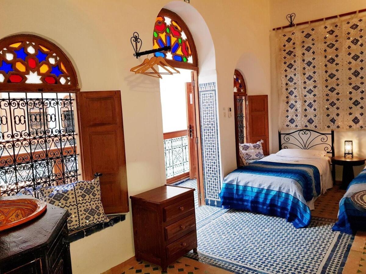 Riad Inspira Bed & Breakfast แมกเนส ห้อง รูปภาพ